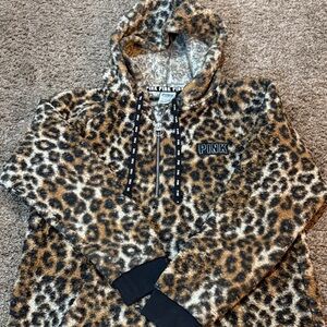 Victoria's Secret Leopard Print Hoodie